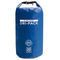 Zero Grid Waterproof Dry Bag - Floating Roll Top Drybag Keeps Dry 10L/20L/30L/40L Sizes for Backpacking, Kayaking, Boating, Camping, Fishing, Hiking, Made from Tough 500D Material - color: Royal Blue, size: 20 Liter