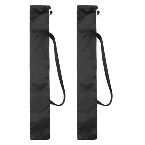 PATIKIL 29 x 4 Inch Tripod Carrying Case, 2 Pack Camera Tripod Carrying Bags Oxford Cloth Padded Bag for Camera Gear Mic Light Stand Sheet Music Photography Accessories, Black - size: 29 x 4 Inch