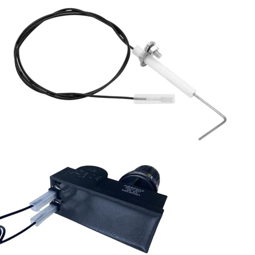 2 Outlet Gas Grill Igniter Kit for Blackstone 28" 2 Burner | AA Battery Powered Electronic Ignition, Universal Cover Spark Ignitor Replacement Parts for 1883 Black Stone