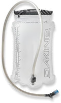 Dakine 2L Vertical Reservoir 2.0 | BPA/PVC-free TPU bladder with self-sealing bite valve and quick-disconnect hose—compact 2L hydration for packs.