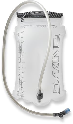 Dakine 2L Vertical Reservoir 2.0 | BPA/PVC-free TPU bladder with self-sealing bite valve and quick-disconnect hose—compact 2L hydration for packs.