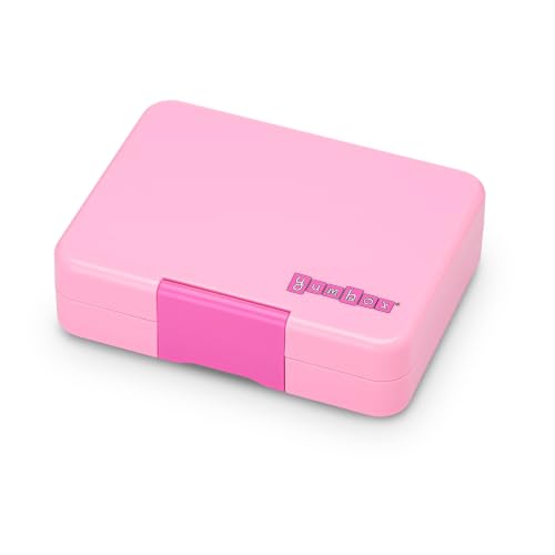 Yumbox Leakproof Snack Box - Power Pink (Swan Tray) | Leakproof, BPA-Free, 3-Compartment Snack Container, Easy-open Latch, Kid-Friendly - color: Power Pink Swan
