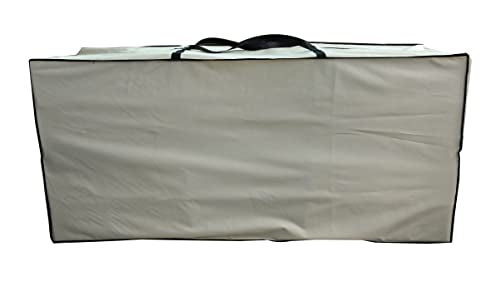 Outdoor Rectangular Cushion/Cover Storage Bag, Protective Zippered Storage Bags with Handles, 60"X20"X28" Beige - color: Beige, size: 60"X20"X28"