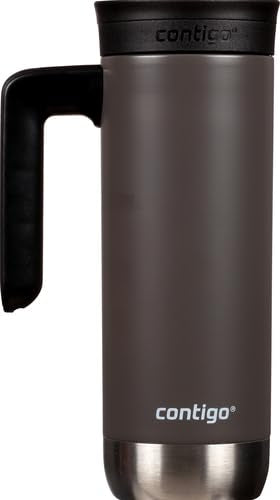 Contigo Superior 2.0 Stainless Steel Travel Mug with Handle with SNAPSEAL Lid, 20oz. - color: Sake, size: 20 Ounces
