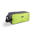Small Travel Toiletry Bag for Men, Dopp Kit Mens, Zipper Pouch for Travel - color: Green/Grey