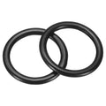 uxcell 2Pcs M3 x 20 x 26mm(WD. x ID. x OD.) Metal Rings, 304 Stainless Steel Solid Welded Seamless O-Ring Decorative Connecting for Macrame, Hanging Slings Rope, Black - size: M3 x 20 x 26mm(WD. x ID. x OD.)