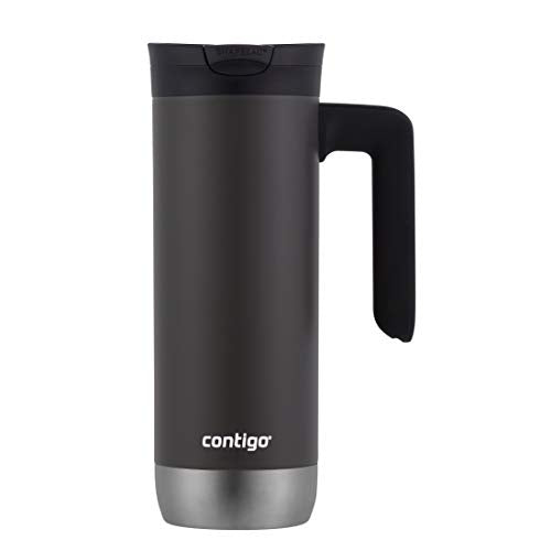 Contigo Superior 2.0 Stainless Steel Travel Mug with Handle with SNAPSEAL Lid, 20oz. - color: Sake, size: 20 Ounces