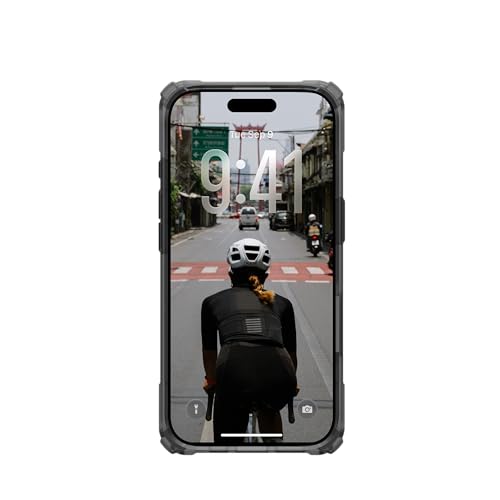 URBAN ARMOR GEAR UAG Designed for iPhone 17 Case with Kickstand Plasma XTE - Compatible with MagSafe Transparent Military Grade Protective Cover, Ash/Titanium - color: Plasma XTE - Ash/Titanium