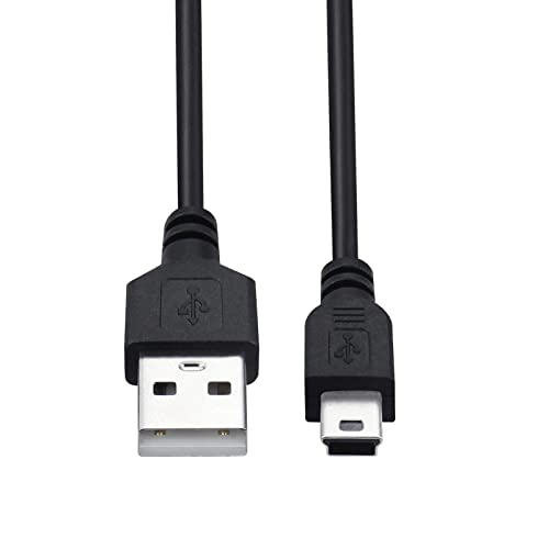 Smays 1ft Mini USB Cable 2-Pack, Short USB 2.0 to Mini 5 pin B Charging Cord - size: 1 Feet 2-Pack