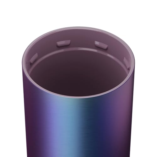 BrüMate Strova 18oz 100% Leakproof Insulated Coffee Mug | Ceramic-Lined Interior | Built-In Silicone Sleeve for Travel | Locking Flip Lid (Dark Aura) - color: Dark Aura