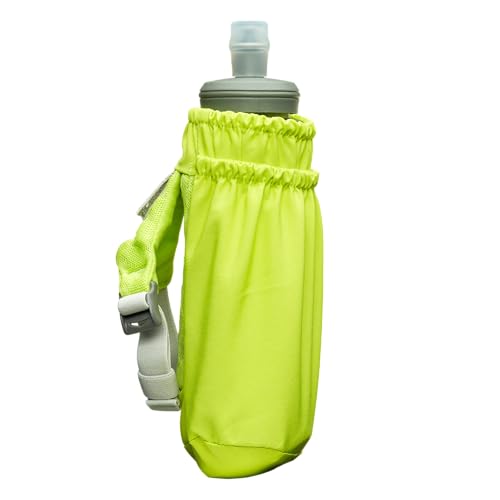 Nathan - Pinnacle 14oz Soft Flask Finish Lime/Reflective Silver OSFM - color: Lime Green, style: 14oz