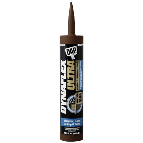 DAP Dynaflex Ultra Advanced Exterior Sealant, Brown, 10.1 Oz (7079818217)