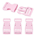 PATIKIL Quick Side Release Buckle, Plastic Buckle Clip Dual Adjustable Belt Snap Fasteners Clasp for Backpack - color: Light Pink