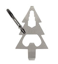 UST Tool-a-Long Multi-Tool Carabiners with Durable, Compact Stainless Steel Construction for Hiking, Kayaking, Camping, Travel and Outdoor Survival - style: Pine Tree