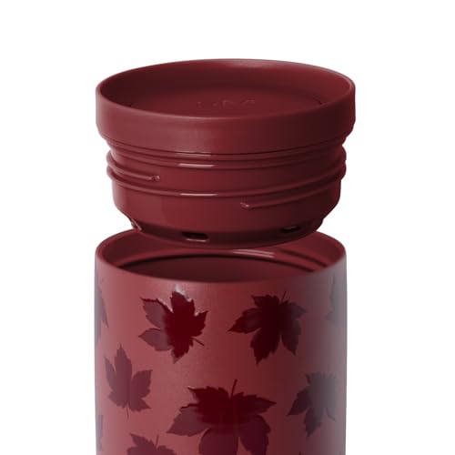 Simple Modern Halloween Travel Coffee Mug 360° Lid | 16oz | Leaves - color: Autumn Maple, style: Coffee Tumbler