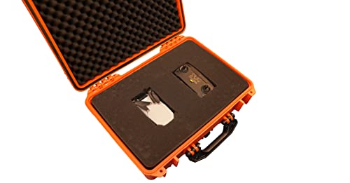 MEIJIA All Weather IP67 Waterproof Hard Camera Case,Hard Protective Case,Hard Case with Customizable Foam,Fit Use of Drones,Camera,Equipments,Pistols(Orange,18.5 x14.06x6.93inches) - color: Orange, size: 18.5 x14.06x6.93inches