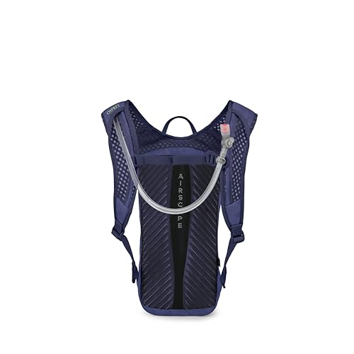 Osprey Berm Biking Backpack with Hydraulics Reservoir - Lightweight Hydration Backpack for Men and Women - color: Botswana Purple Dust Print, style: 4l