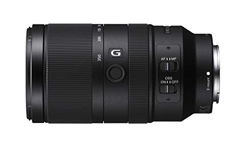 Sony Alpha 70-350mm F4.5-6.3 G OSS Super-Telephoto APS-C Lens, Black