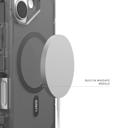URBAN ARMOR GEAR UAG Designed for iPhone 17 Case Trooper - Compatible with MagSafe Full Body with Port Protection Transparent Military Grade Protective Cover, Ash - color: Trooper - Ash
