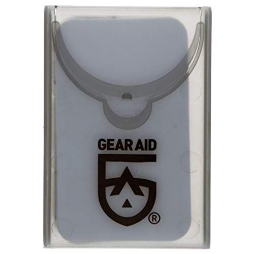 GEAR AID Tenacious Tape Mini Patches with Peel-and-Stick Adhesive to Fix Holes and Tears in Winter Gear, Down Puffer Jackets, Sleeping Bags, Tents, and Rain Gear, Clear, 1 Pack - color: Clear, style: 1 Pack (6 Patches)