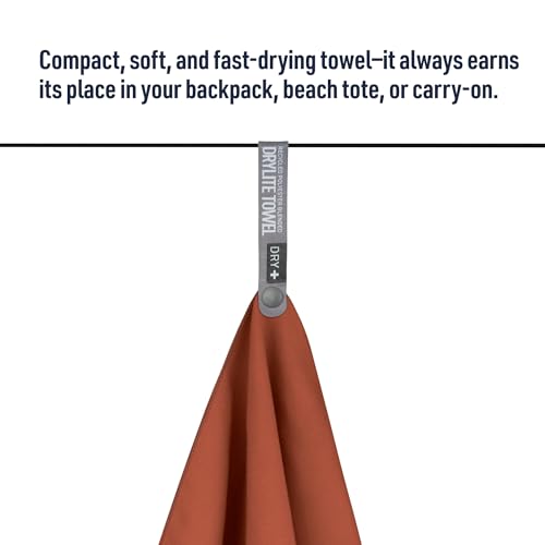 Sea to Summit Drylite Towel, Lightweight Camping and Travel Towel - color: Desert, size: X-Large