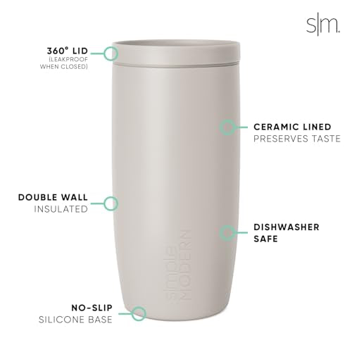 Simple Modern Halloween Travel Coffee Mug 360° Lid | 16oz | Spiderweb - color: Spiderwebs, style: Coffee Tumbler