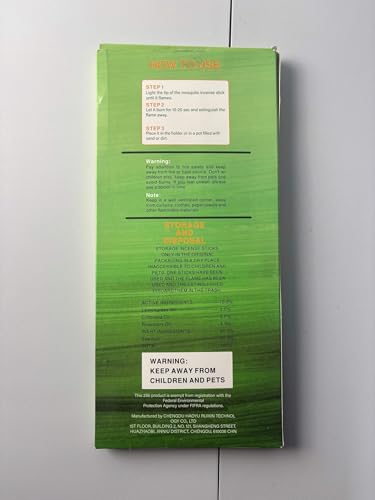 120 Pcs Mosquito Repellent, Citronella Oil Incense Sticks for Patio Camping - size: 1 Count (Pack of 120)