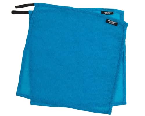 Lunatec® Self-Cleaning Washcloth. A Camping & Travel Essential. Quick Drying, Light Exfoliator, Odor-Free & Lathers Great. - color: Blue 2pack