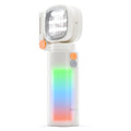 4-in-1 Camping Light, Work Light, Video Flashlight 2000LM Rechargeable 120H Runtime, 10000mAh Power Bank, 2700K-6500K CCT Adjustable Magnetic Tripod, IP54 Waterproof Outdoor Emergency Lantern