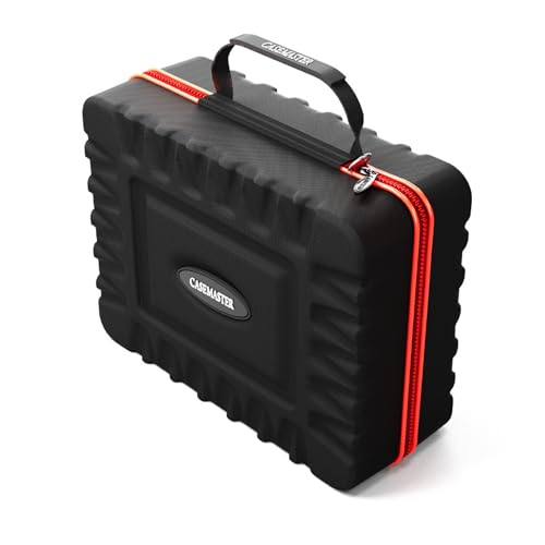 Casemaster Maxx 4 Dart Case, Holds 12 Steel Tip or Soft Tip Darts Fully Assembled, Hard Shell EVA Darts Case, 20 Accessory Pockets, Red - color: Red, size: 4 Dart