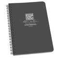 Rite in the Rain Weatherproof Side Spiral Notebook, 4.625" x 7", Gray Cover, Universal Pattern (No. 873) | writing-pencils - color: Gray, size: 1 Pack, style: Universal