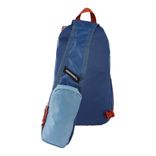 Eddie Bauer Stowaway Packable Sling Bag | Foldable | Travel | Outdoor | Lightweight | Compact | Everyday Carry | Ripstop Nylon | 10L - Coast Blue - color: Coast Blue