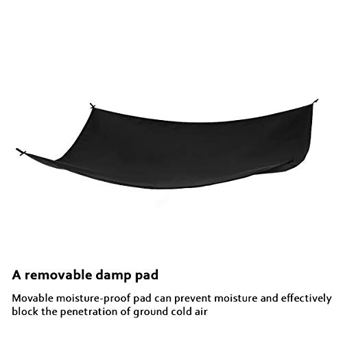 ropoda Pop Up Changing Tent 83" x 48" x 48", 6.9FT Upgrade Shower Tent, Portable Changing Room, Shower Tents for Camping, Privacy Tents,Includes 1 Removable Bottom,8 Stakes,1 Rain Cover(Black) - color: Black