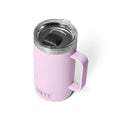 YETI Rambler 24 oz Mug, Vacuum Insulated, Stainless Steel with MagSlider Lid - color: Cherry Blossom - Textured