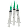 LaMotte 1189-3 Plastic Syringe with Green Tip, 3 mL each, 3 per pack