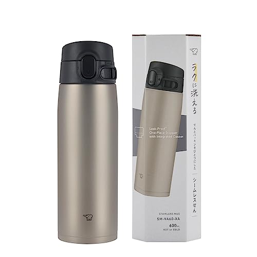 Zojirushi SM-VA60XA Vacuum Bottle 20 Ounce Stainless - color: Stainless, size: 20 Ounces
