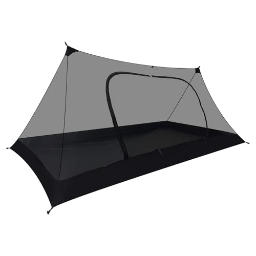 Onewind Mesh Tent with Bathtub, Ultralight Mosquito Net Inner Tent, Black - color: Black-Inner Tent (with Floor)