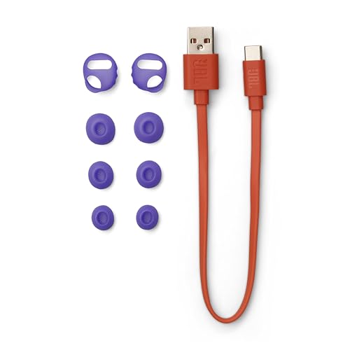 JBL Endurance Race 2 Case Bundle (Purple) True Wireless Sport Earbuds with Expo Gear Weather-Resistant Hard-Shell Case - color: Purple