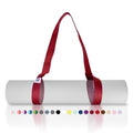 Tumaz Yoga Mat Strap Adjustable Carrier for All Yoga Mats, 2 Sizes - color: 08. Burgundy, size: 64 IN