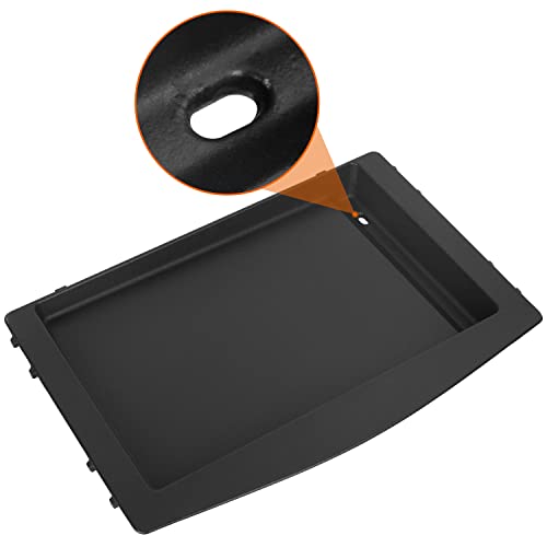 DELSbbq 7599 Cast Iron Griddle for Weber Genesis II 300 & 600 Series Grills | for E-310/315/325/330/335/610 S-310/335/345 LX E-610, for II LX 3/4/6 Burners Grill, Sunken Grease Drain Channel, 18.9"x13.2" - size: 18.9" x 13.2" x 2"