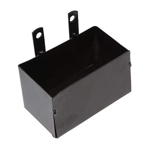 Kesoto Sturdy Metal Motorcycle Batteries Carrier Case Storage Holder Box for 50cc 70cc 110cc 125cc Dirt Bike ATV