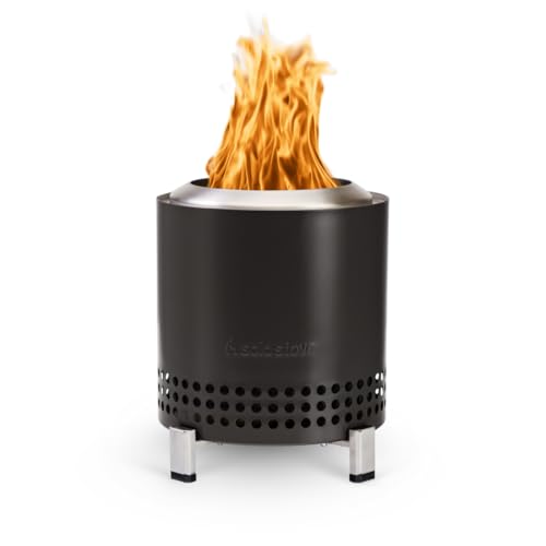 Solo Stove Mesa XL, 7 Inch Tabletop Fire Pit with Stand - Smokeless, Stainless Steel Fire Pit for Camping, Outdoor & Patio- Wood Burning or Pellet Fueled Portable Bonfire, 2.3lbs, Ash - color: Ash, size: Mesa XL