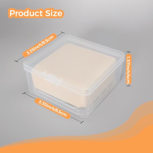 Soap Case Box, Vonpri Soap Dish Storage Holder for Shower Home Outdoor Traveling (1Pc Clear) - color: Clear