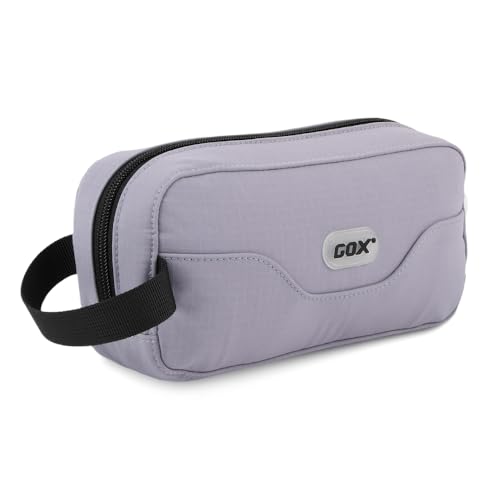 Small Travel Toiletry Bag for Men, Dopp Kit Mens, Zipper Pouch for Travel - color: Lavender Purple