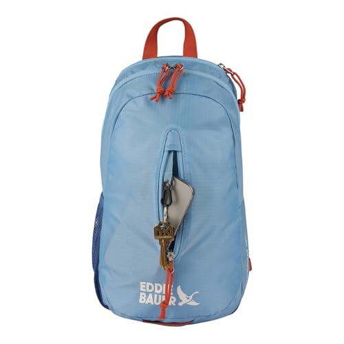 Eddie Bauer Stowaway Packable Sling Bag | Foldable | Travel | Outdoor | Lightweight | Compact | Everyday Carry | Ripstop Nylon | 10L - Coast Blue - color: Coast Blue