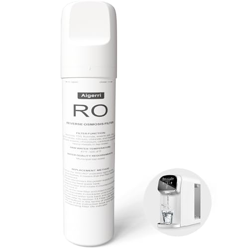 Aigerri RO Filter Replacement Cartridge – Quick Twist-In Design, No Tools Needed, 120-210 Day Lifespan, Compatible with Countertop RO Water Filtration System, Model Number: TJYJ001 - size: RO Filter