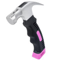 Small Claw Hammer - Mini Hammer for Women&Kids, Camping Hammer, Stubby Tack Hammer, Nail Hammer with Magnetic (Pink) - color: Pink