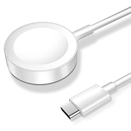 2026 Upgraded for Apple Watch Charger Magnetic USB C Fast Charging Cable | Wireless iWatch Chager Cable Dual-Chip Compatible with Apple Watch Series Ultra/SE/11/10/9/8/7/6/5/4/3/2-1.65FT,White - color: White, size: 0.5M