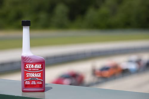 STA-BIL Storage Fuel Stabilizer - Keeps Fuel Fresh for 24 Months - Prevents Corrosion - Gasoline Treatment that Protects Fuel System - Fuel Saver - Treats 25 Gallons - 10 Fl. Oz. (22206) - size: 10 fl oz