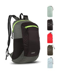 GOX Foldable 20l Backpack For Travel Lightweight Hiking Packable Daypack for Men Travel Camping Outdoor Bag Women (Black) - color: Black